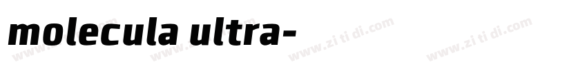 molecula ultra字体转换